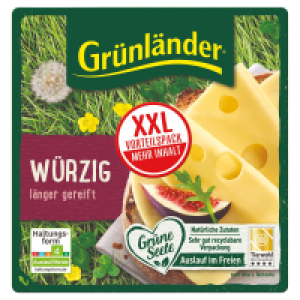 GRÜNLÄNDER XXL, Würzig 210 g 2.49 €