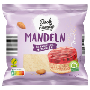 BACK FAMILY Gemahlene Mandeln 200 g