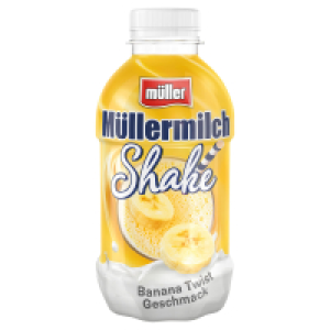 MÜLLER Müllermilch Shake 400 ml, Banana Twist 0.69 €