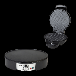 Aldi Nord Ambiano AMBIANO Crêpe-Maker / Waffel- / Hörncheneisen