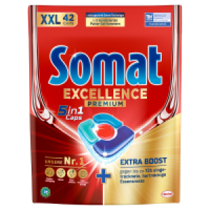 SOMAT Excellence Premium XXL 5-in-1 Caps 42 Stück