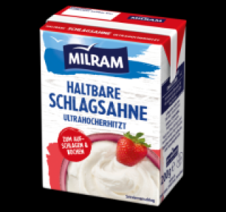 Penny  MILRAM Haltbare Schlagsahne