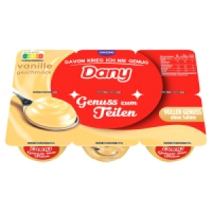 DANONE DANY Pudding 6 x 125 g, Vanille