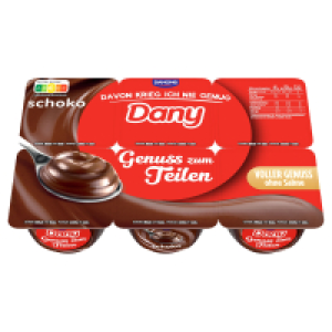DANONE DANY Pudding 6 x 125 g, Schoko
