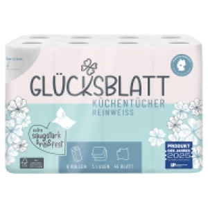 GLÜCKSBLATT Haushaltstücher 3-lagig