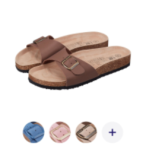 UP 2 FASHION Damen-/Herren-Leder-Pantoletten
