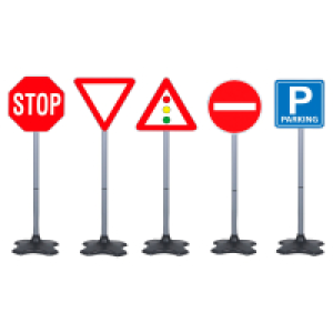 PLAYLAND Verkehrszeichen sortiert