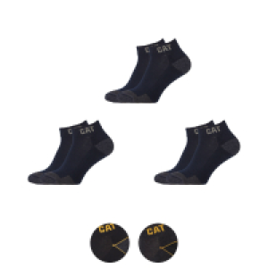 CAT Damen oder Herren Arbeitssocken, 3er-Pack