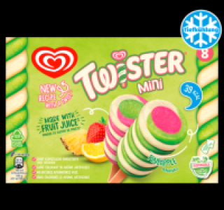 LANGNESE Stieleis Mini Twister Pineapple