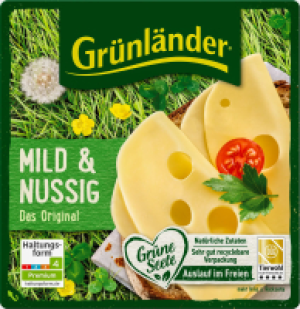 Kaufland  GRÜNLÄNDER Dtsch. Schnittkäse