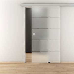 Diamond Doors Schiebetür-Komplettset Jubidoor 6.1