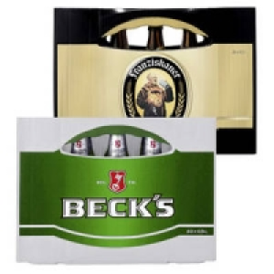 Franziskaner Weissbier oder Becks 11.99 €