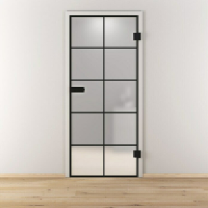 Bauhaus  Diamond Doors Black Edition Glasdrehtür Loft