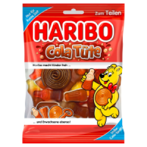 HARIBO Meine Tüte 4-fach, Cola Tüte 175 g