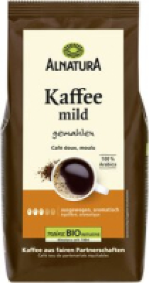 Kaffee mild (gemahlen) 9.99 €