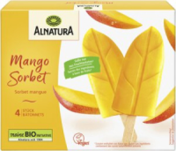 Alnatura Mango-Sorbet (4 Stück)