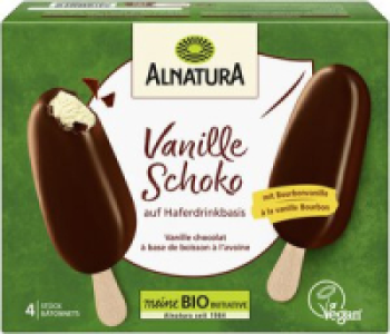 Alnatura Stieleis Vanille-Schoko auf Haferdrinkbasis (TK)