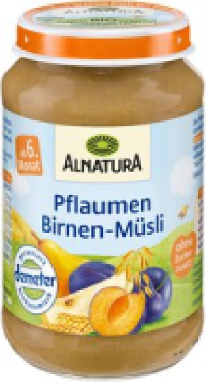 Pflaumen-Birnen-Müsli 1.25 €
