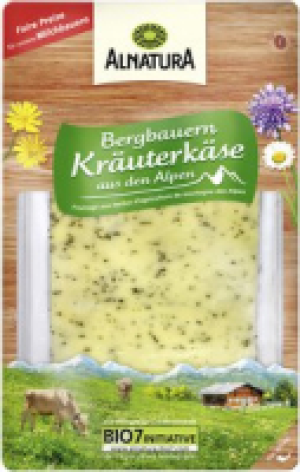 Alnatura Bergbauern-Kräuterkäse in Scheiben