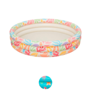 BESTWAY Bedruckter 3-Ring Pool