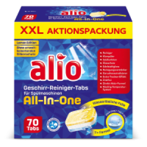 Aldi Süd  ALIO Geschirrreiniger Tabs All in One XXL 1,4875 kg