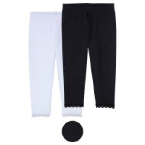 UP2FASHION BASICS D Radler Capri Leggings Spitze 2er - Lang