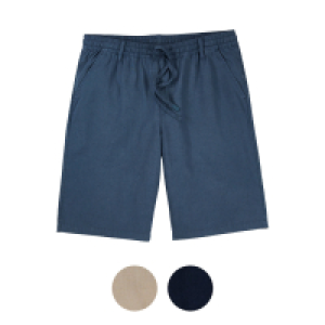 UP2FASHION MEN Herren Baumwolle, Leinen Bermuda