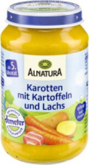 Alnatura Alnatura Karotten mit Kartoffeln und Lachs