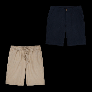 UP2FASHION Baumwoll-Leinen-Bermudas