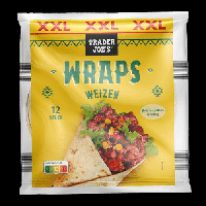 TRADER JOE’S Weizenwraps XXL 1.89 €