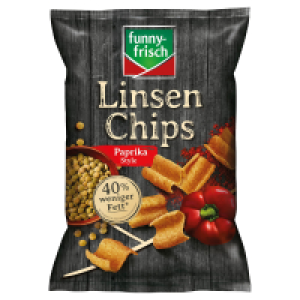 Aldi Süd  FUNNY FRISCH Linsen Chips 90 g, Paprika