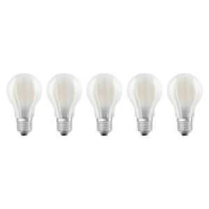 Osram Star LED-Lampen Set Glühlampenform E27 matt