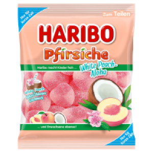 Aldi Süd  HARIBO Weißer Pfirsich 175 g