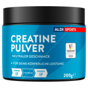 Aldi Süd  ALDI SPORTS Creatine Pulver 200 g, Neutral