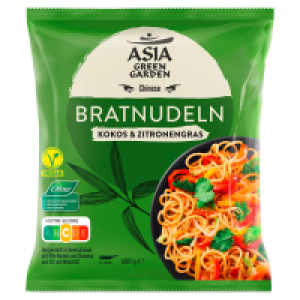 Aldi Süd  ASIA GREEN GARDEN Asia Bratnudeln 600 g, Kokos Zitronengras