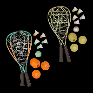 Aldi Nord Crane CRANE Turbo-Badminton-Set
