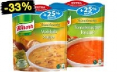 Knorr Feinschmecker Suppen 0.79 €