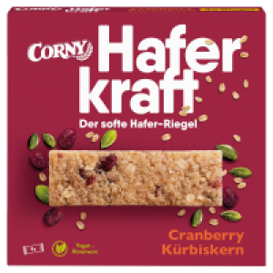CORNY Haferkraft 140 g, Cranberry-Kürbiskerne