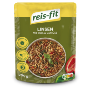 REIS-FIT Express Reis 250 g, Feelgood Linsen