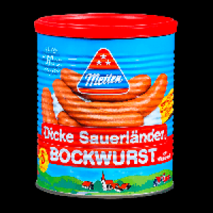 METTEN Dicke Sauerländer Bockwurst 3.33 €