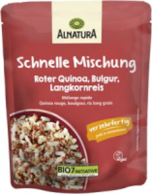 Schnelle Mischung Roter Quinoa, Bulgur, Langkornreis 1.99&nbsp;&euro;