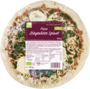24/7 Bio Pizza Ziegenkäse Spinat (TK)