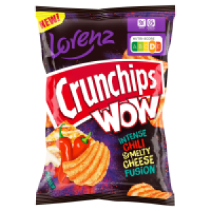 LORENZ Crunchips WOW 110 g, Chili & Melty Cheese