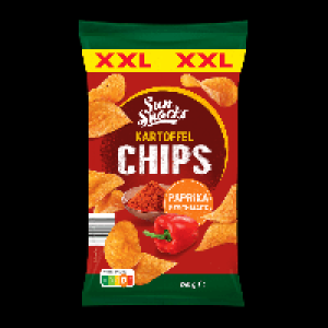 Aldi Nord Sun Snacks SUN SNACKS Kartoffelchips XXL Paprikageschmack