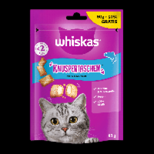 WHISKAS Knuspertaschen Lachs 1.19&nbsp;&euro;
