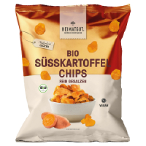 HEIMATGUT Bio Gemüse-/Süßkartoffeln, Salz, Süßkartoffel Chips