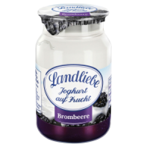 Aldi Süd  LANDLIEBE Joghurt auf Frucht 150 g, Brombeere