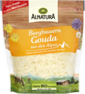 Alnatura Bergbauern-Gouda gerieben