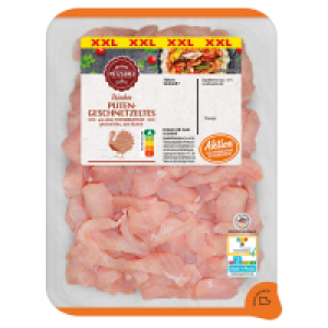 Aldi Süd  MEINE METZGEREI Puten-Geschnetzeltes 800 g
