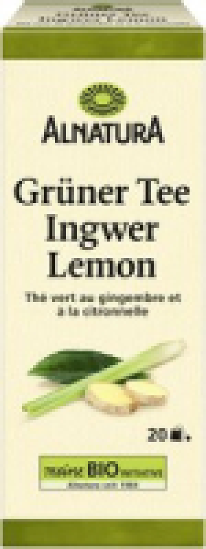 Alnatura Grüner Tee Ingwer-Lemon